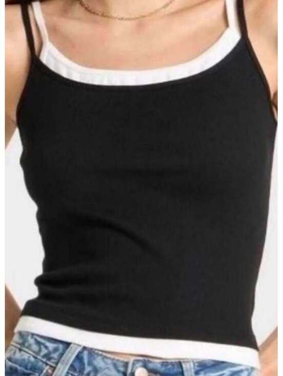 wild fable Tops - Wild Fable Layered Cami Tank Top, Size Medium